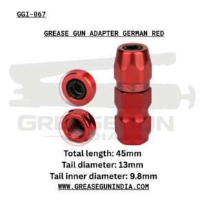 GREASE GUN ADAPTER GERMAN RED